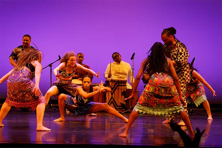 Dance company performance