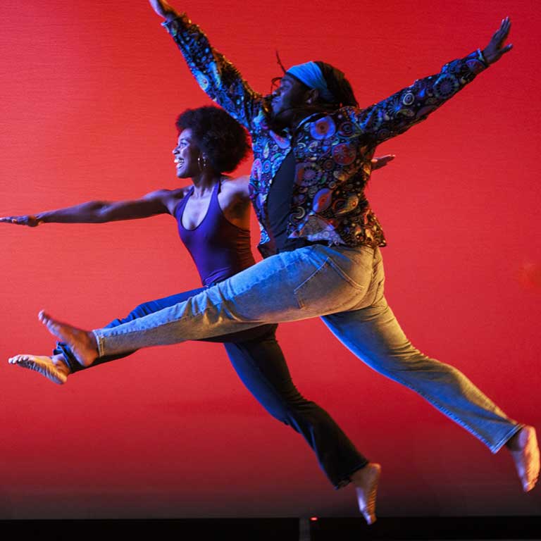 Photo of African American dance company performance